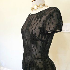 Hunter Bell Peplum Lace Top
